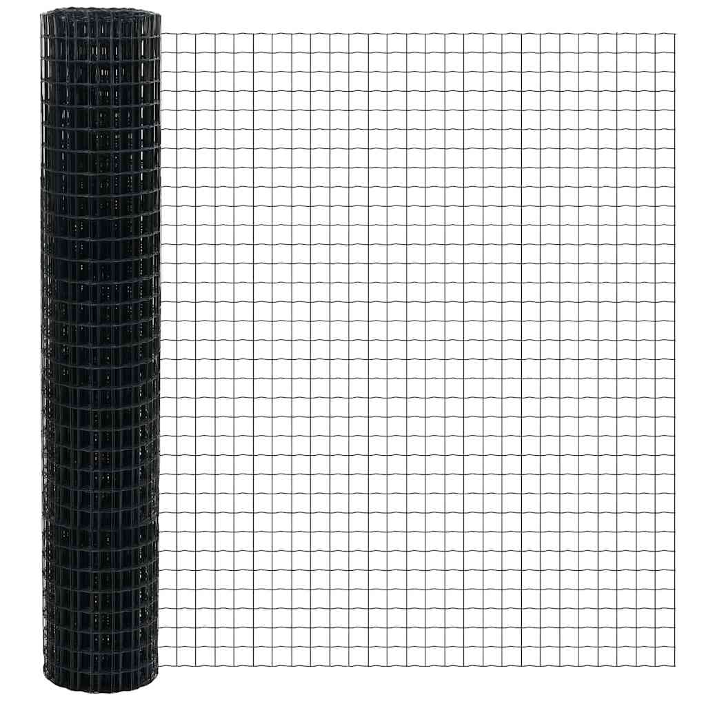 Euroaita Harmaa 1,6 X 10 M Pvc-Pintainen Rauta