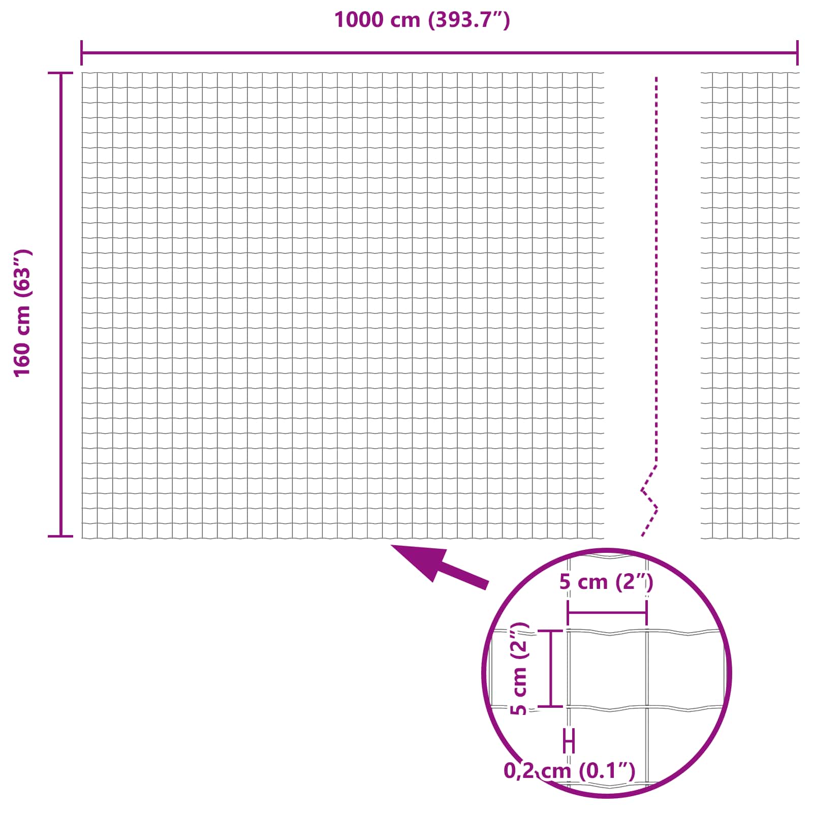 Euroaita Harmaa 1,6 X 10 M Pvc-Pintainen Rauta