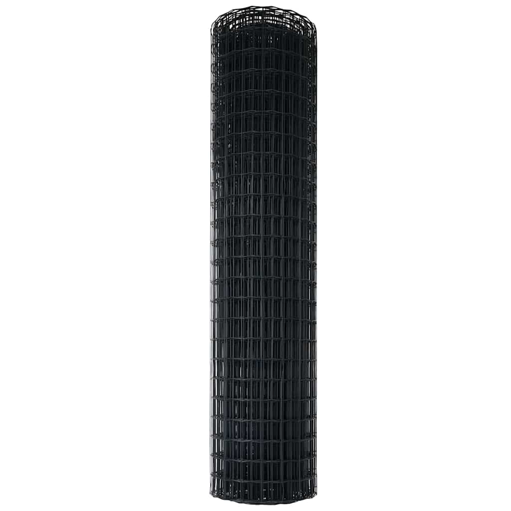 Euroaita Harmaa 1,2 X 10 M Pvc-Pintainen Rauta