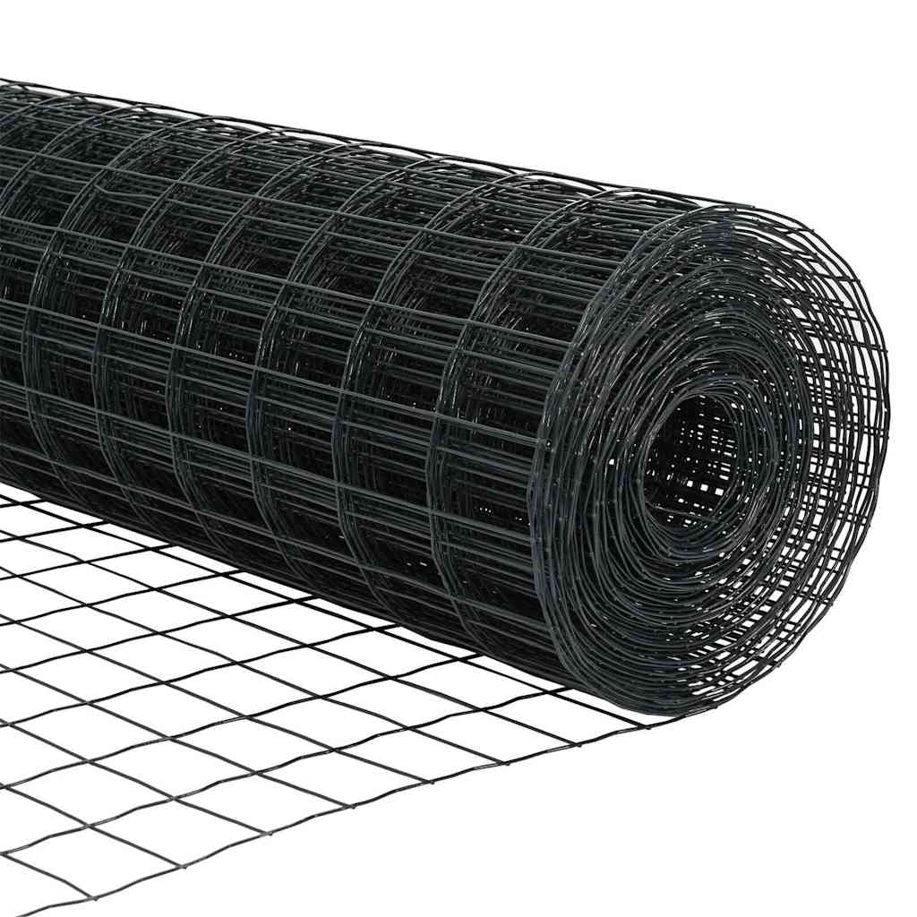 Euroaita Harmaa 1,6 X 10 M Pvc-Pintainen Rauta