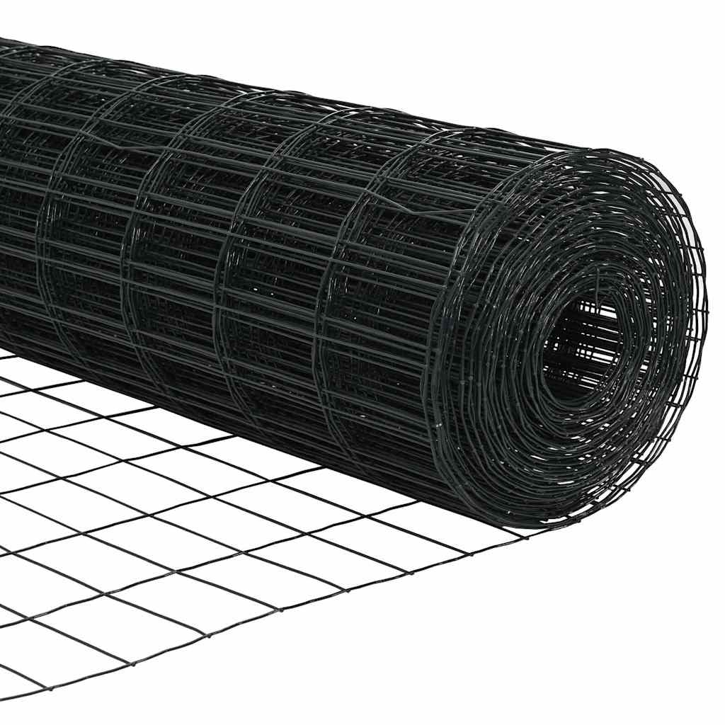 Euroaita Harmaa 0,6 X 10 M Pvc-Pintainen Rauta