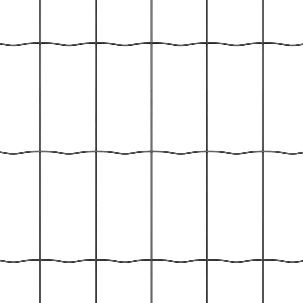 Euroaita Harmaa 1,5 X 10 M Pvc-Pintainen Rauta