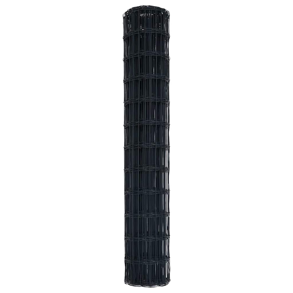 Euroaita Harmaa 1,4 X 10 M Pvc-Pintainen Rauta