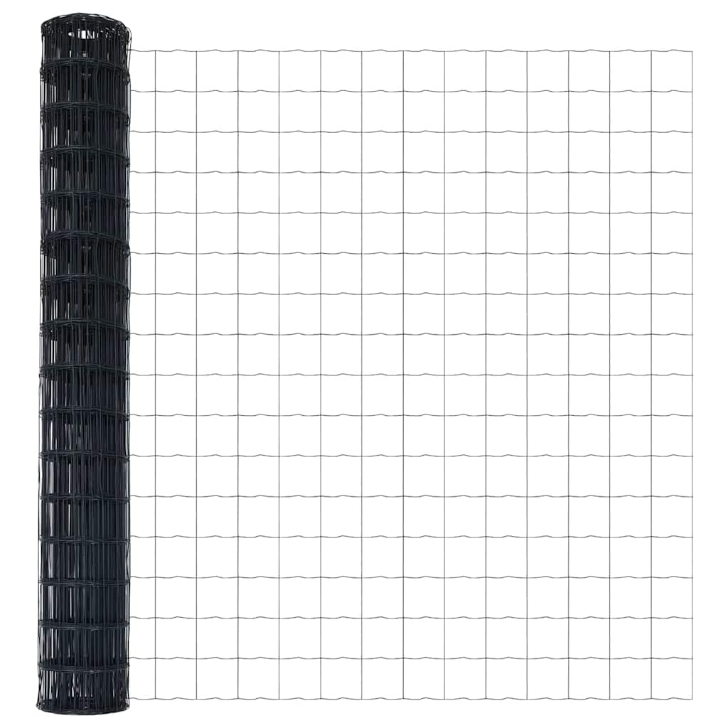 Euroaita Harmaa 1,6 X 10 M Pvc-Pintainen Rauta