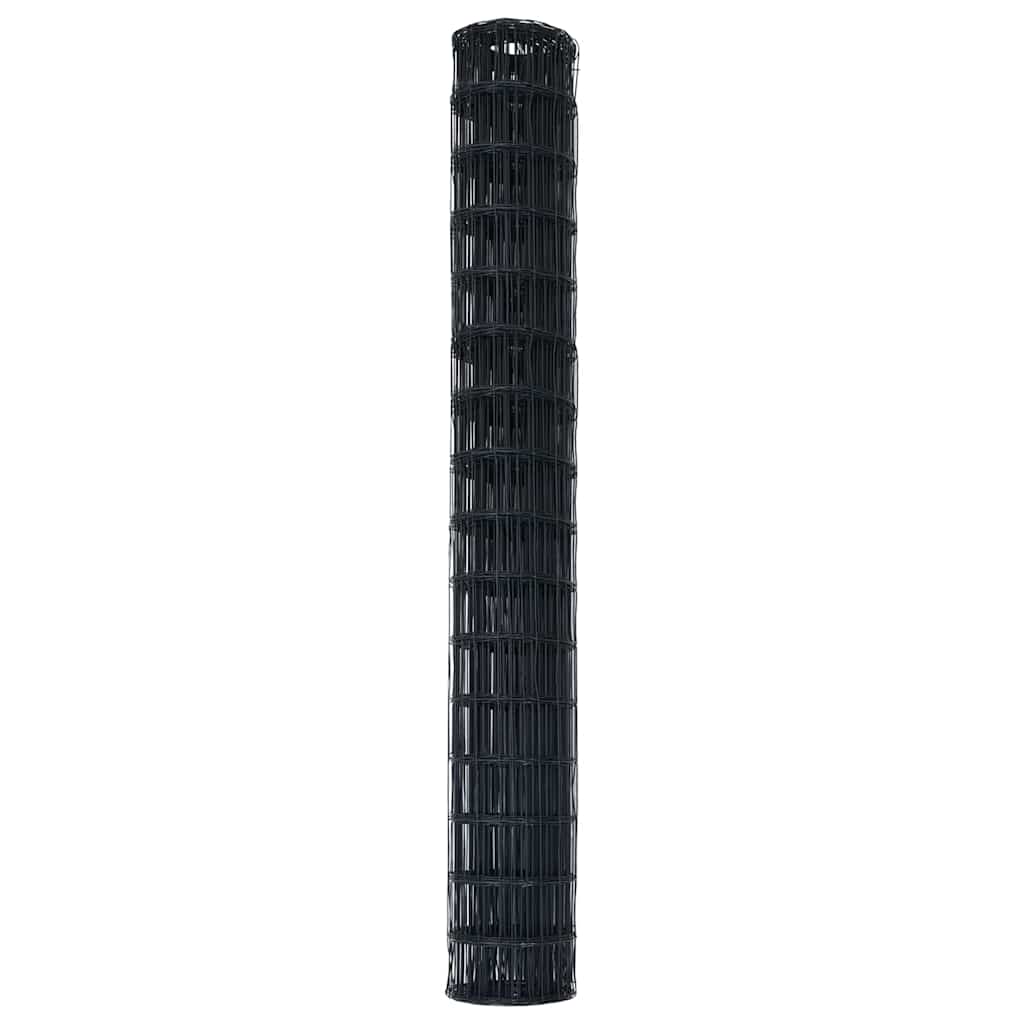 Euroaita Harmaa 1,6 X 10 M Pvc-Pintainen Rauta
