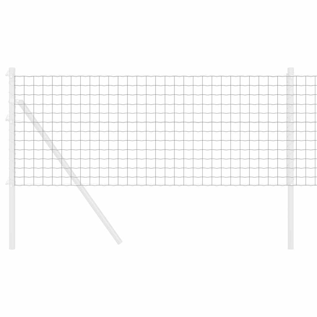 Euroaita Harmaa 0,6 X 25 M Pvc-Pintainen Rauta