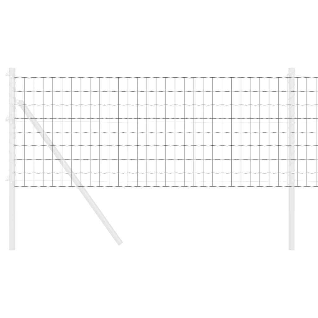 Euroaita Harmaa 0,6 X 25 M Pvc-Pintainen Rauta