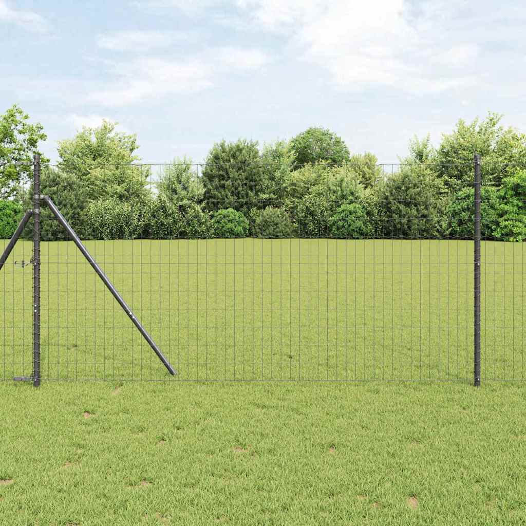 Euroaita Harmaa 1 X 25 M Pvc-Pintainen Rauta