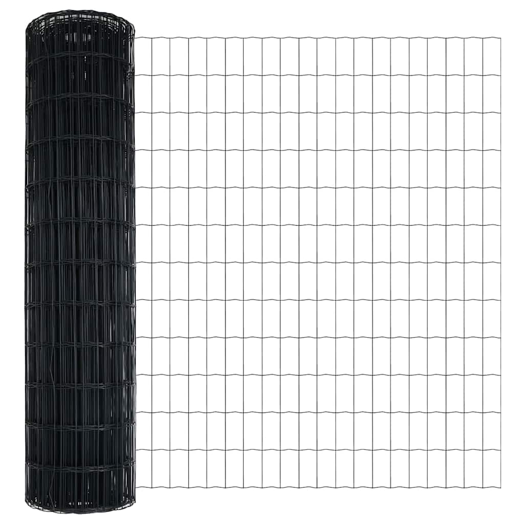 Euroaita Harmaa 1 X 25 M Pvc-Pintainen Rauta