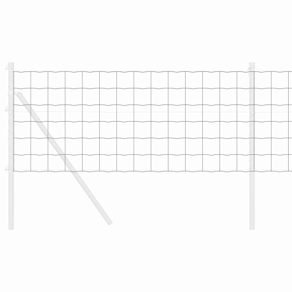 Euroaita Harmaa 0,4 X 25 M Pvc-Pintainen Rauta