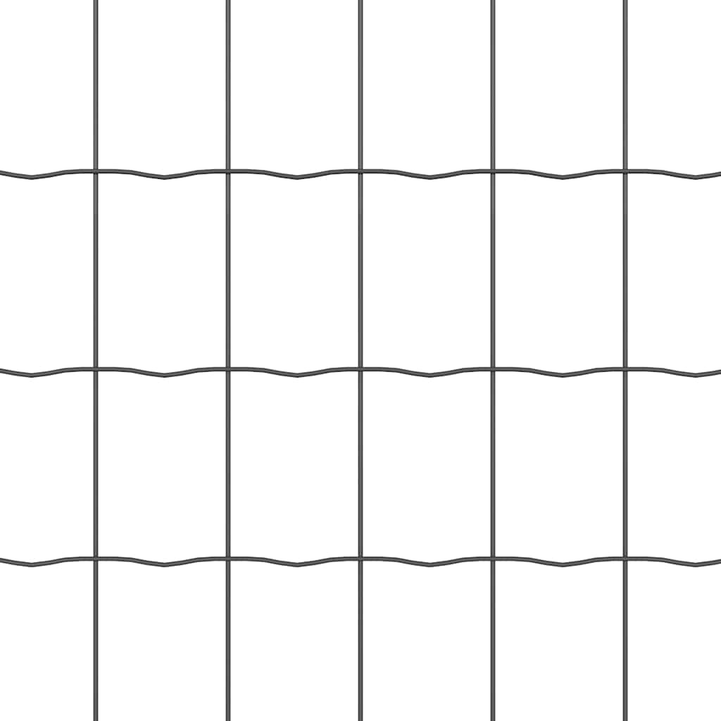 Euroaita Harmaa 0,4 X 50 M Pvc-Pintainen Rauta