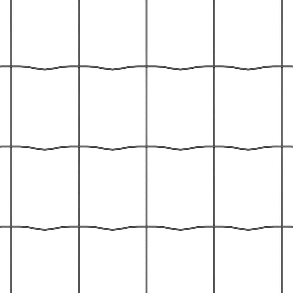Euroaita Harmaa 0,4 X 10 M Pvc-Pintainen Rauta