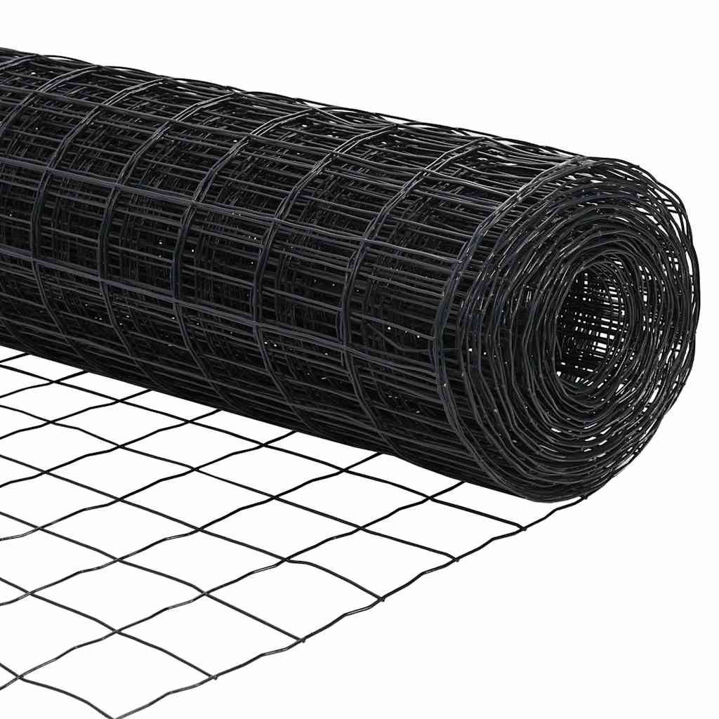 Euroaita Harmaa 1,4 X 10 M Pvc-Pintainen Rauta