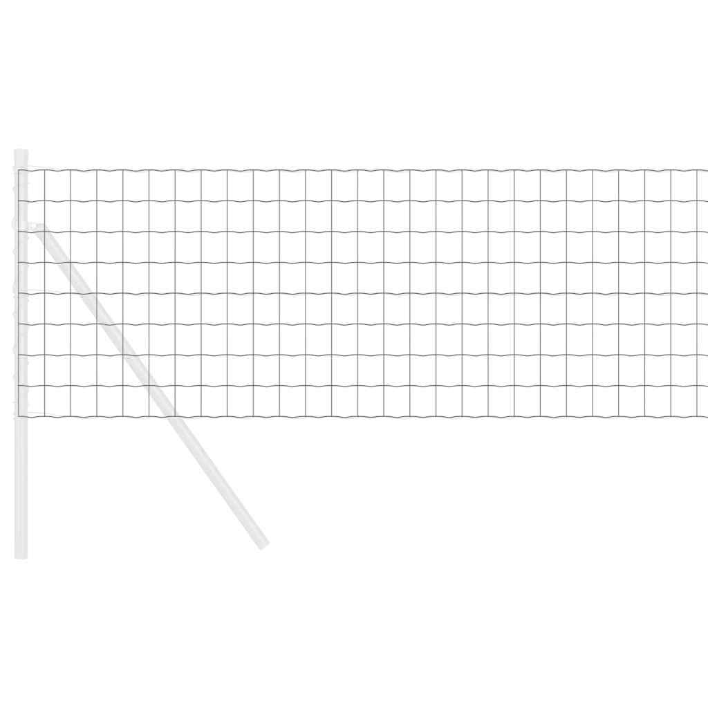 Euroaita Harmaa 0,4 X 50 M Pvc-Pintainen Rauta