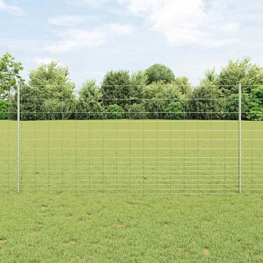 Ulkoilma Villin Aidan Postit 100 X 0,8 M Galvanoitu Teräs Hopea