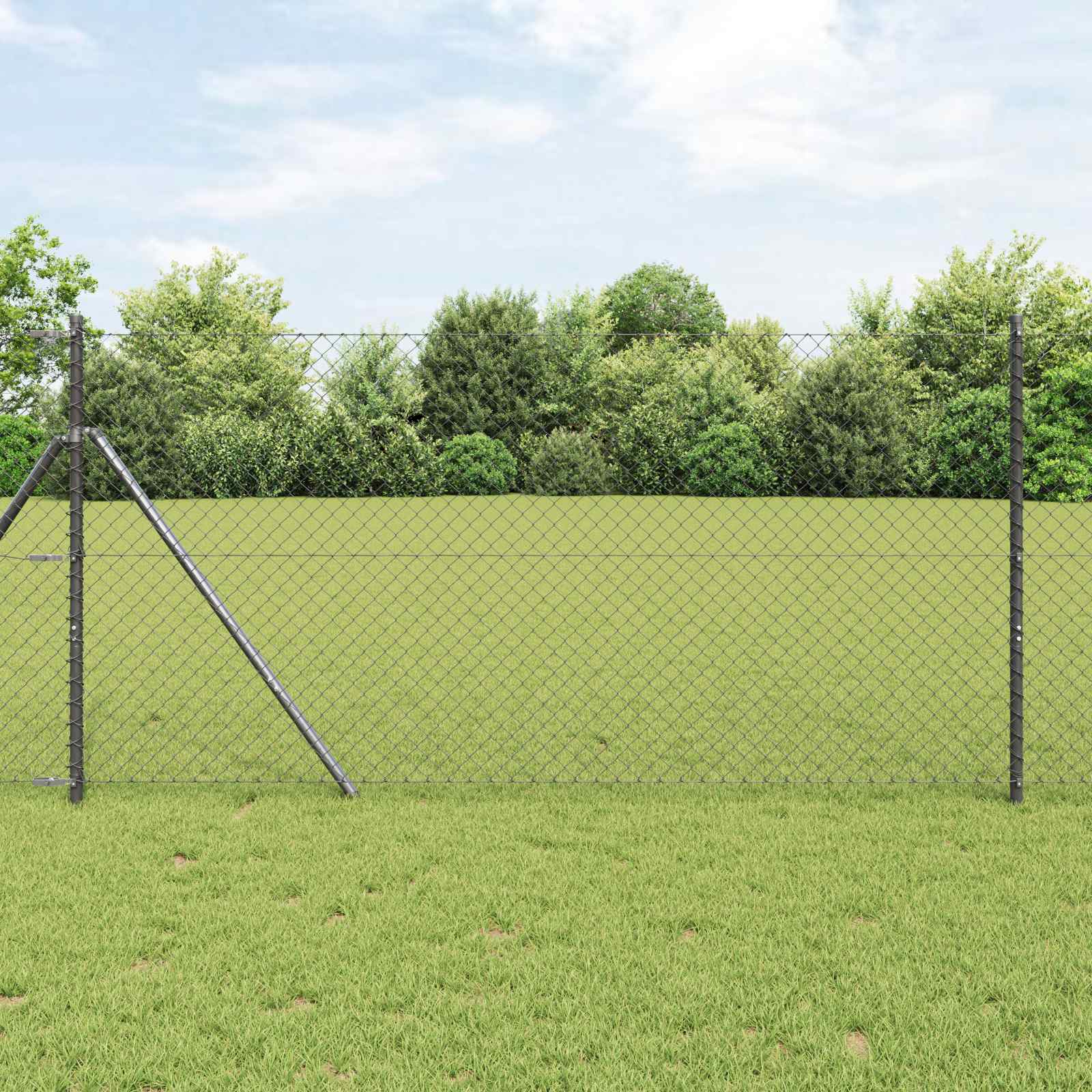 Ketjuaita 10 X 1,2 M Teräs Harmaa