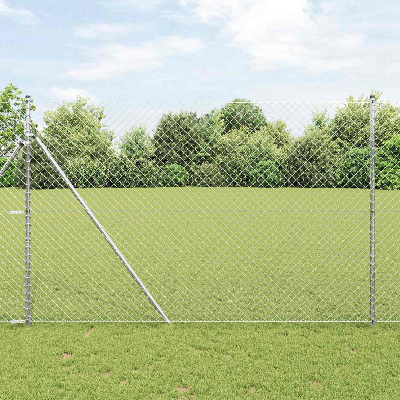 Ketjuaita 10 X 1,5 M Galvanoitu Teräs Hopea