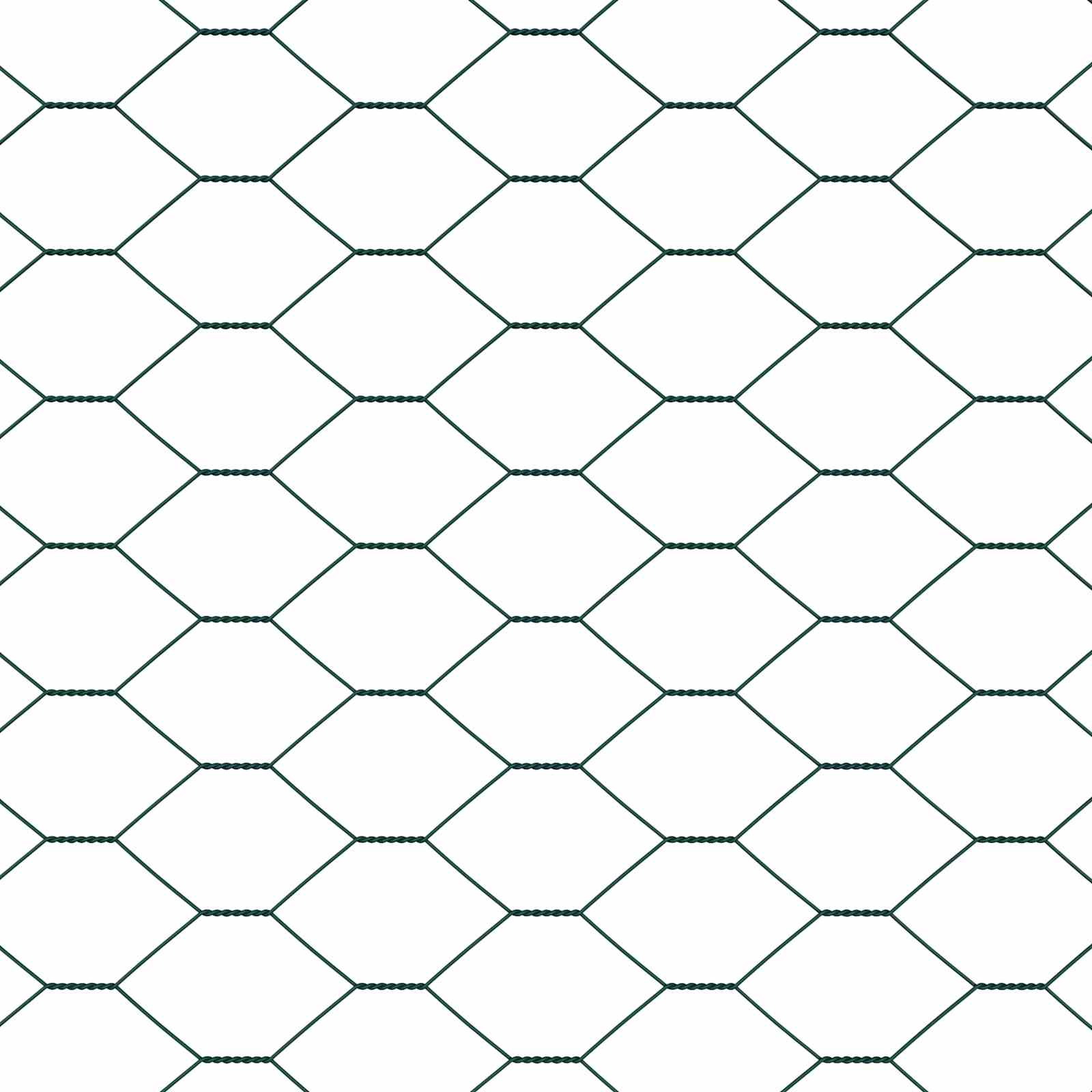Kuusikulmainen Aita Vihreä 0,8 X 10 M Polyvinyylikloridi