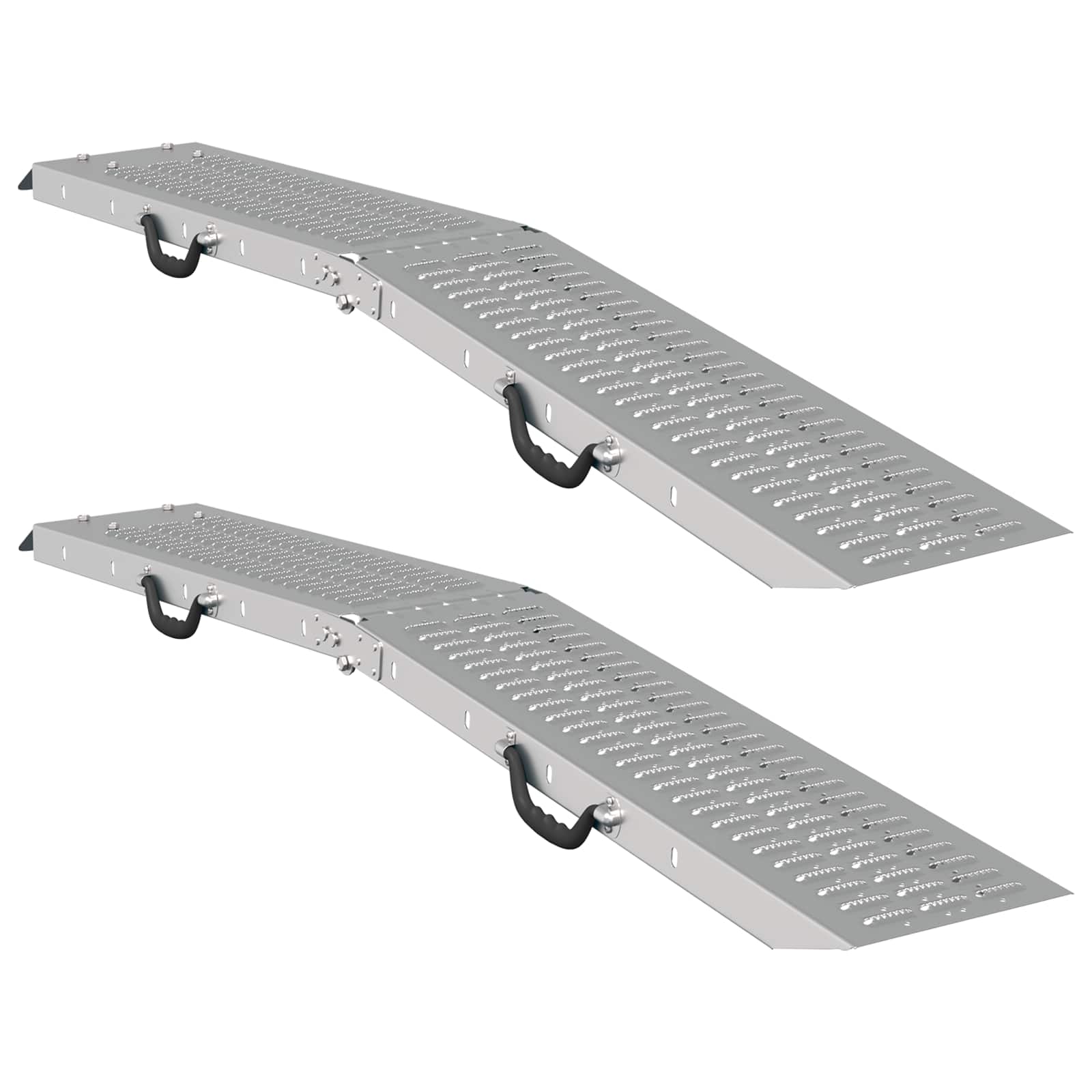 Kokoontaittuva Ramppi 200Kg Per Ramp 2 Pcs Hopea
