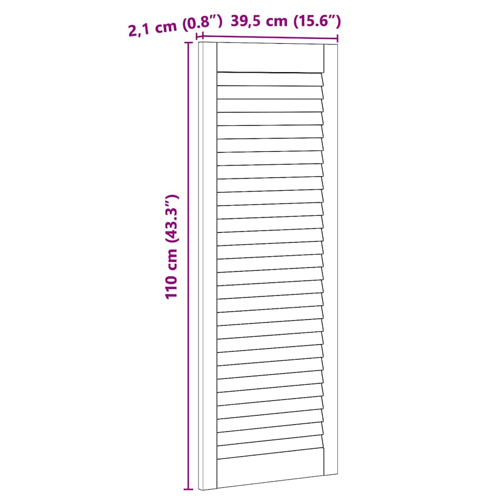 Kaapin Ovi Luonnollinen 110 X 2,1 X 39,5 Cm Massiivinen Mänty