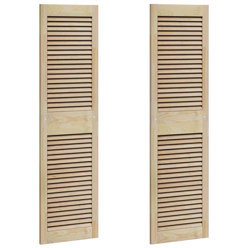 Kaapin Ovi Ovella 2 Pcs Luonnollinen 140,5 X 2,1 X 39,5 Cm