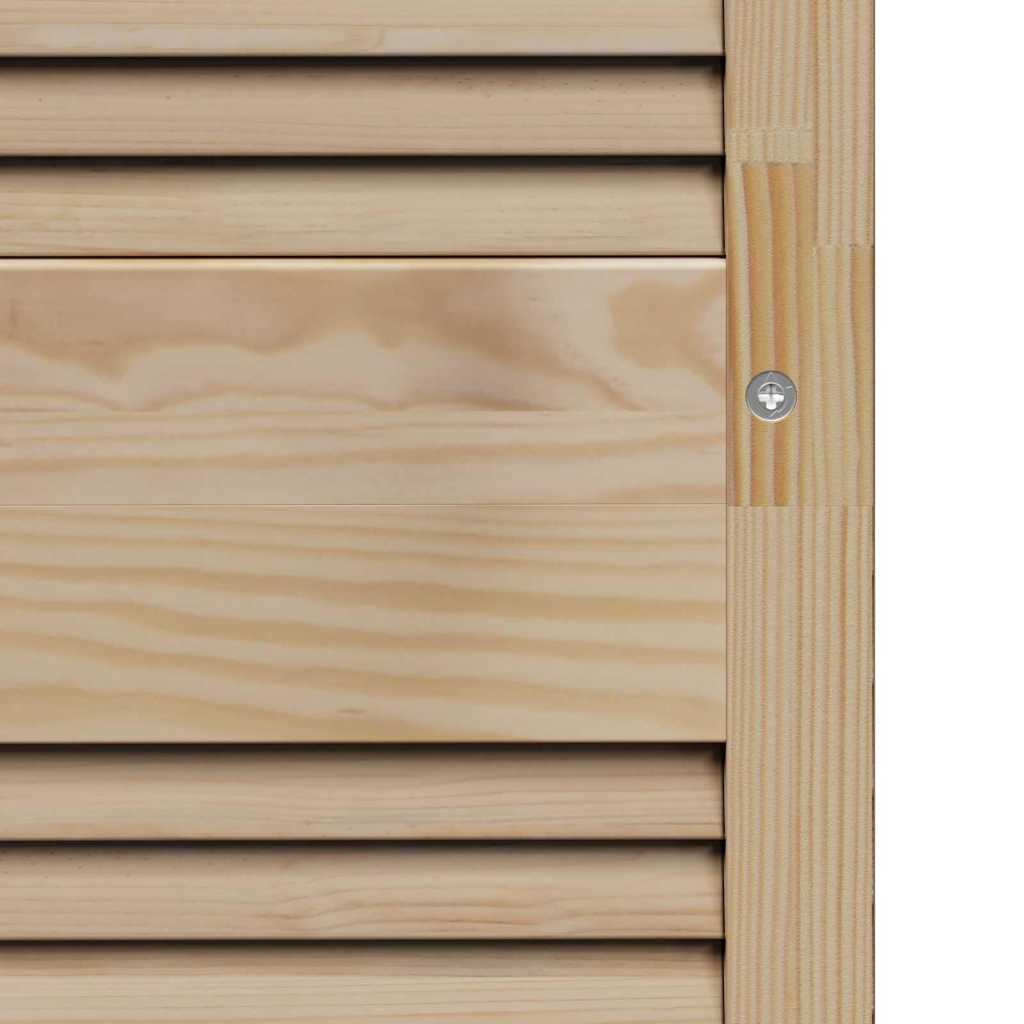 Kaapin Ovi Luonnollinen 140,5 X 2,1 X 59,5 Cm Massiivinen Mänty