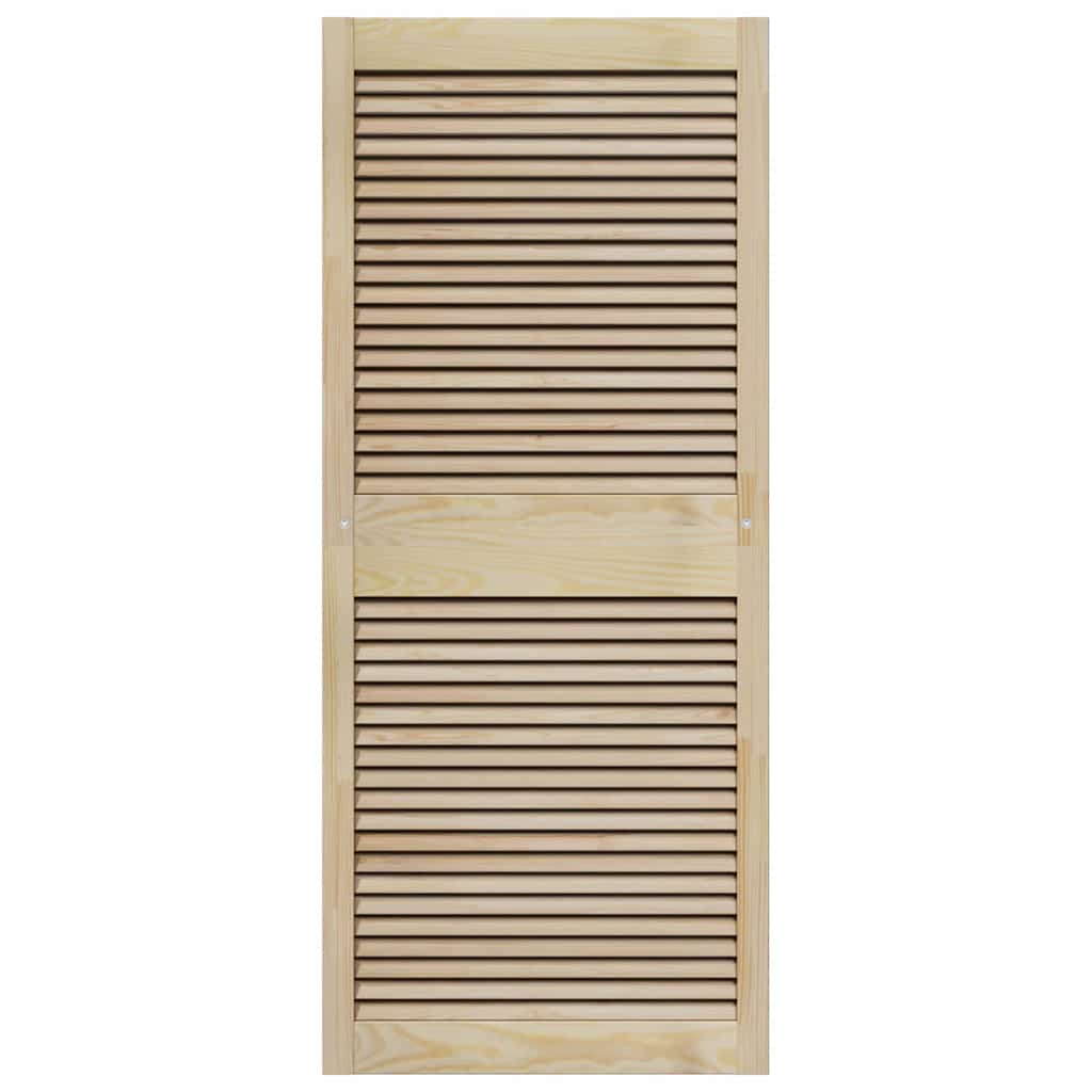 Kaapin Ovi Luonnollinen 140,5 X 2,1 X 59,5 Cm Massiivinen Mänty