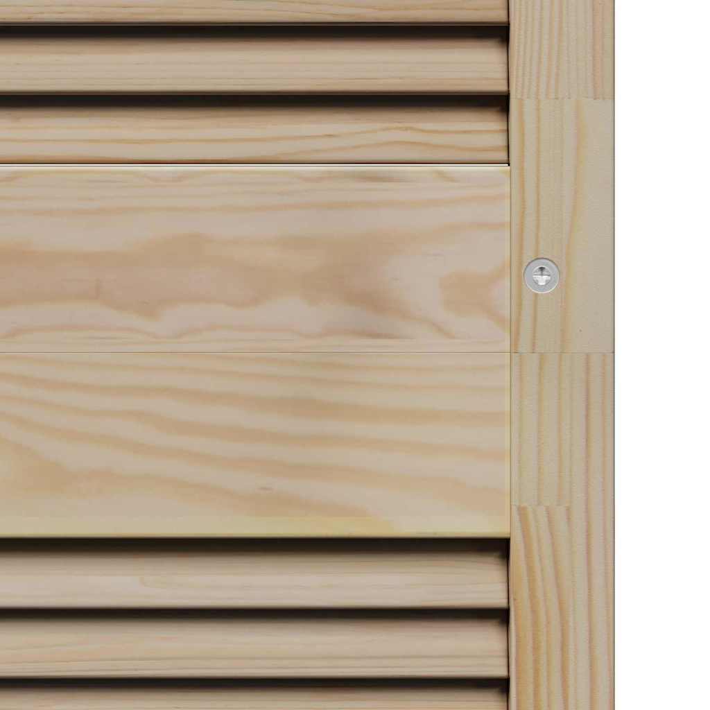 Kaapin Ovi Luonnollinen 170 X 2,1 X 49,5 Cm Massiivinen Mänty