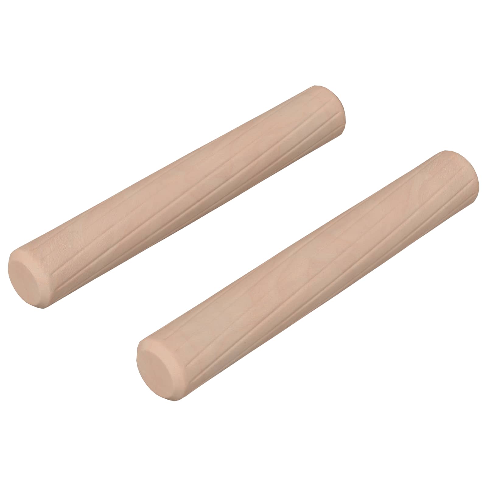 Puutapit 2 Pcs Luonnollinen Ø 6 X 40 Mm Massiivipuuta