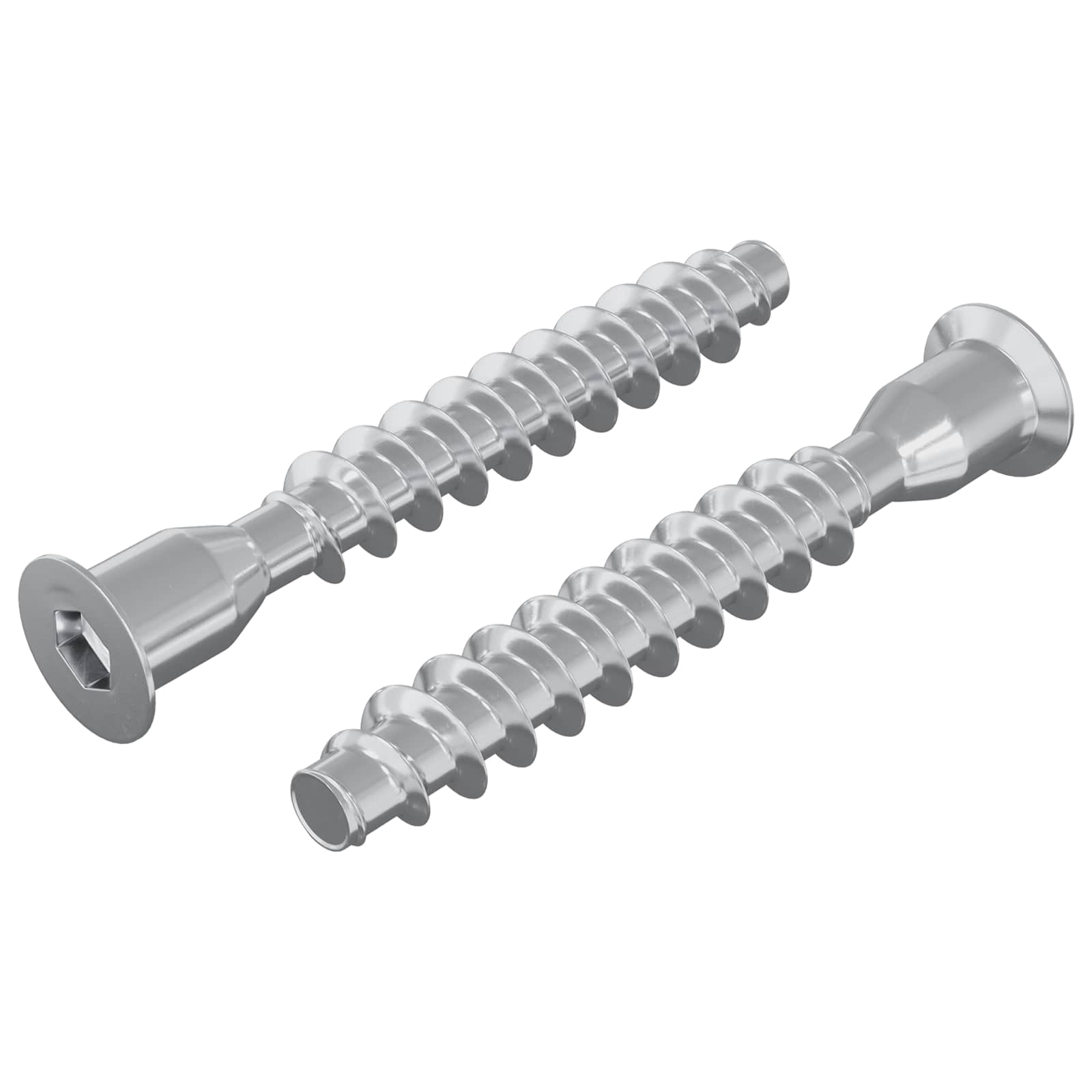Confirmat-Ruuvit 2 Pcs Hopea Ø7 X 50 Mm Metalli