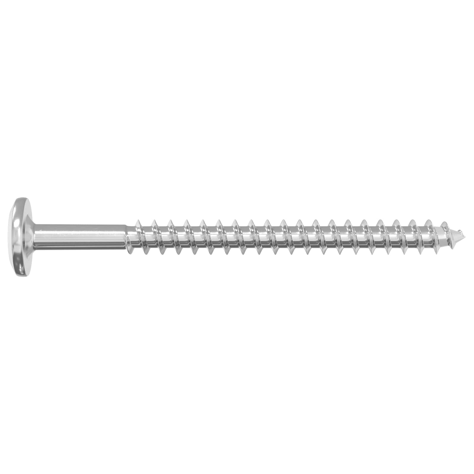 Puuruuvit 2 Pcs Hopea M6 X 70 Mm Teräs