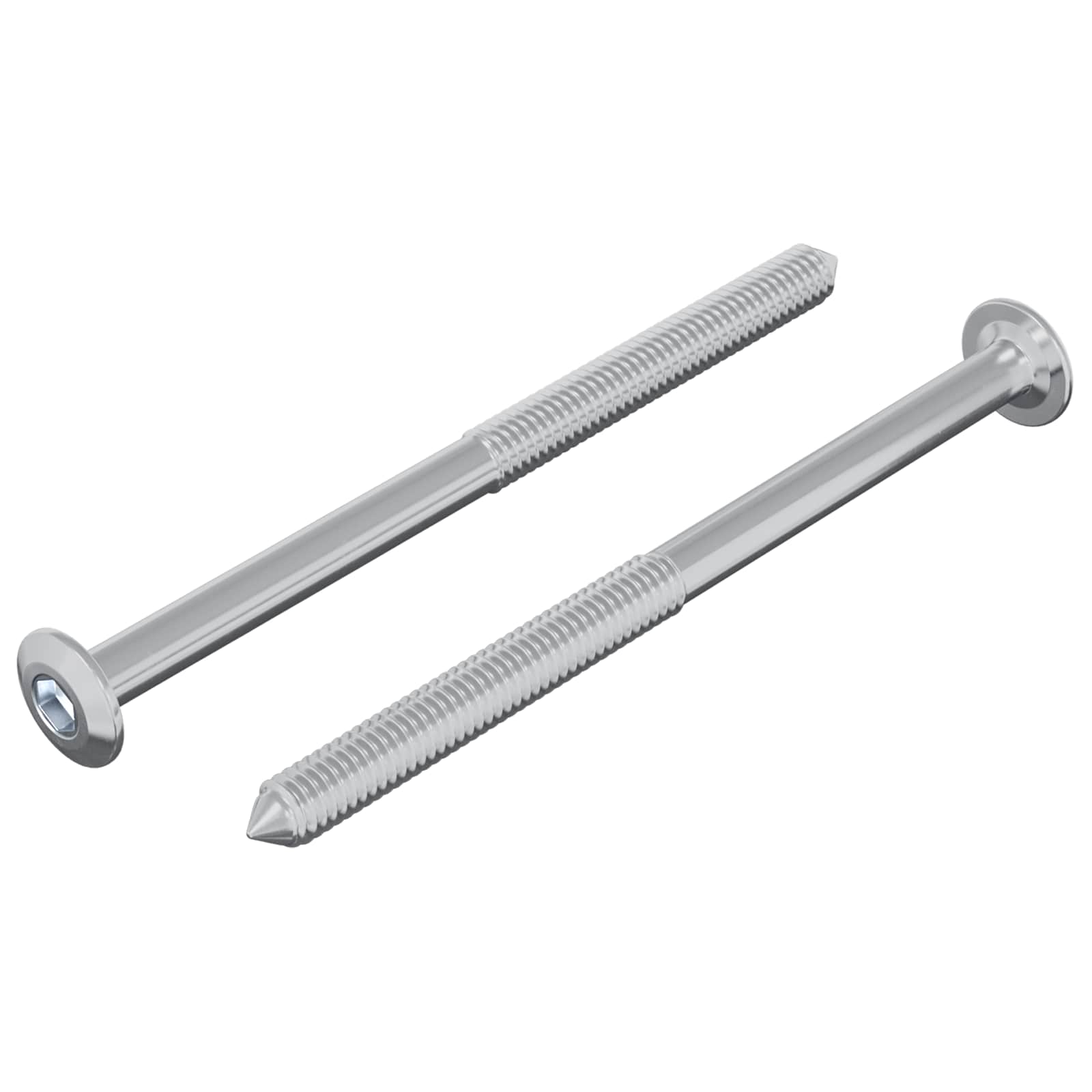 Ruuvi 2 Pcs Hopea M6 X 85 Mm Teräs