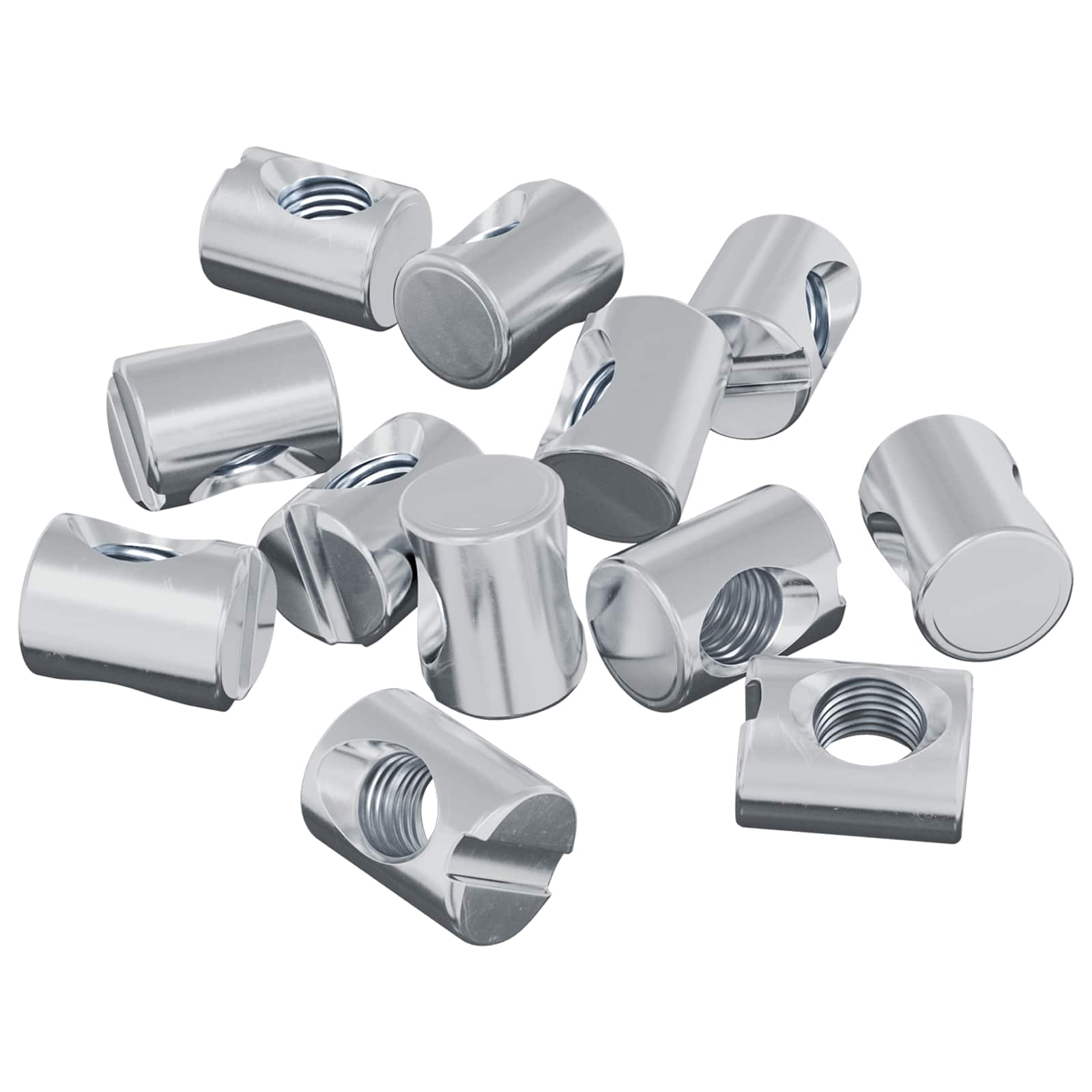 Barrel-Pultit 3462 Pcs Hopea M6 X 13 Mm Metalli