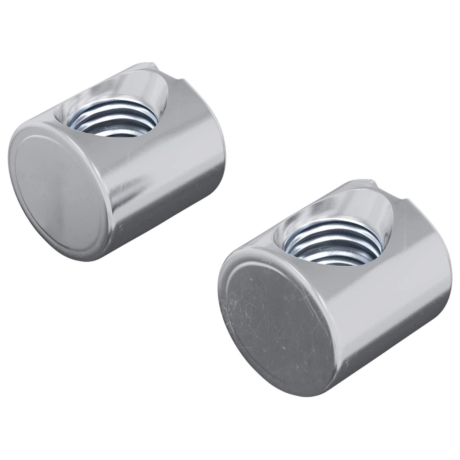Barrel-Pultit 2 Pcs Hopea M6 X 12 Mm Metalli