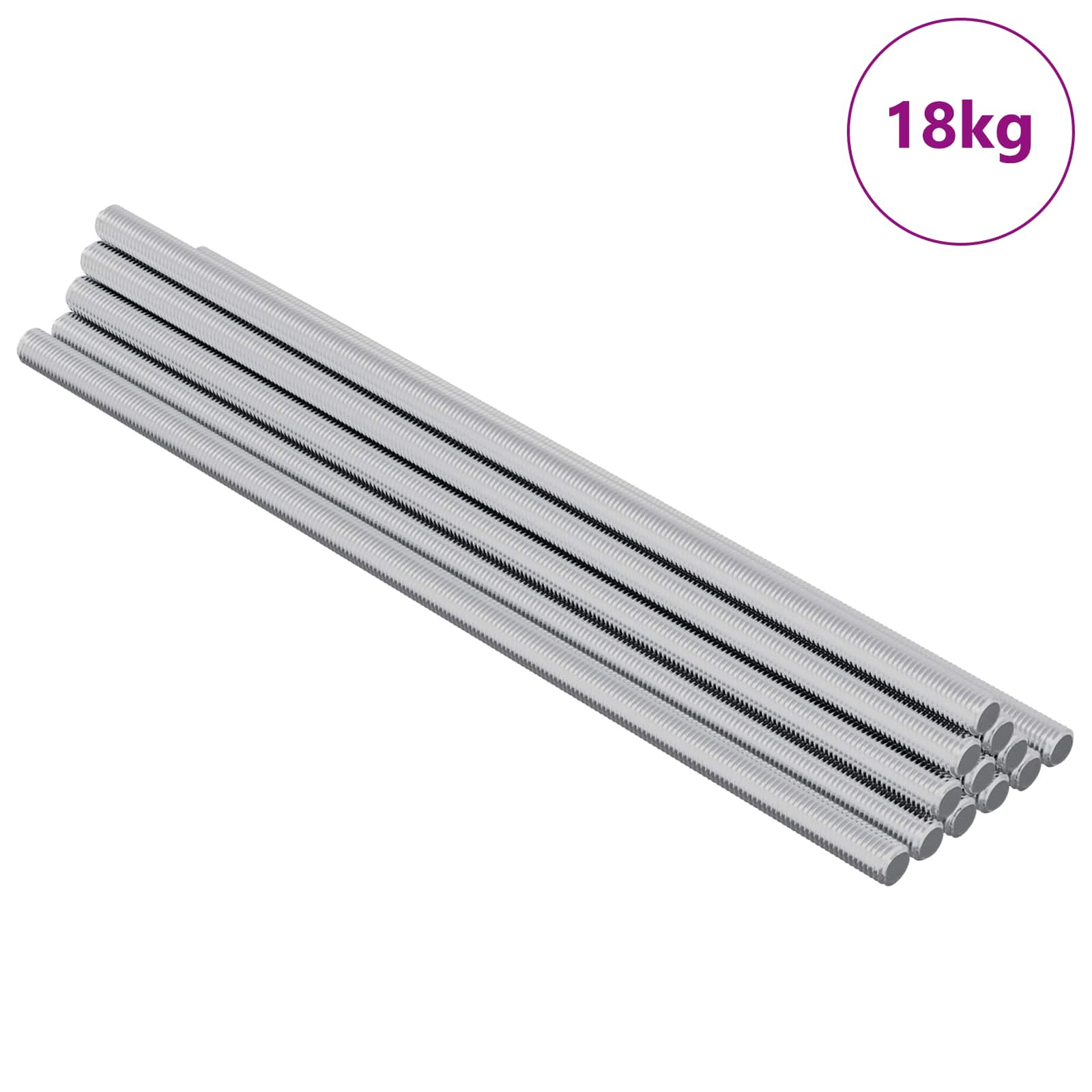Kierretty Varsi 600 Pcs Hopea Teräs