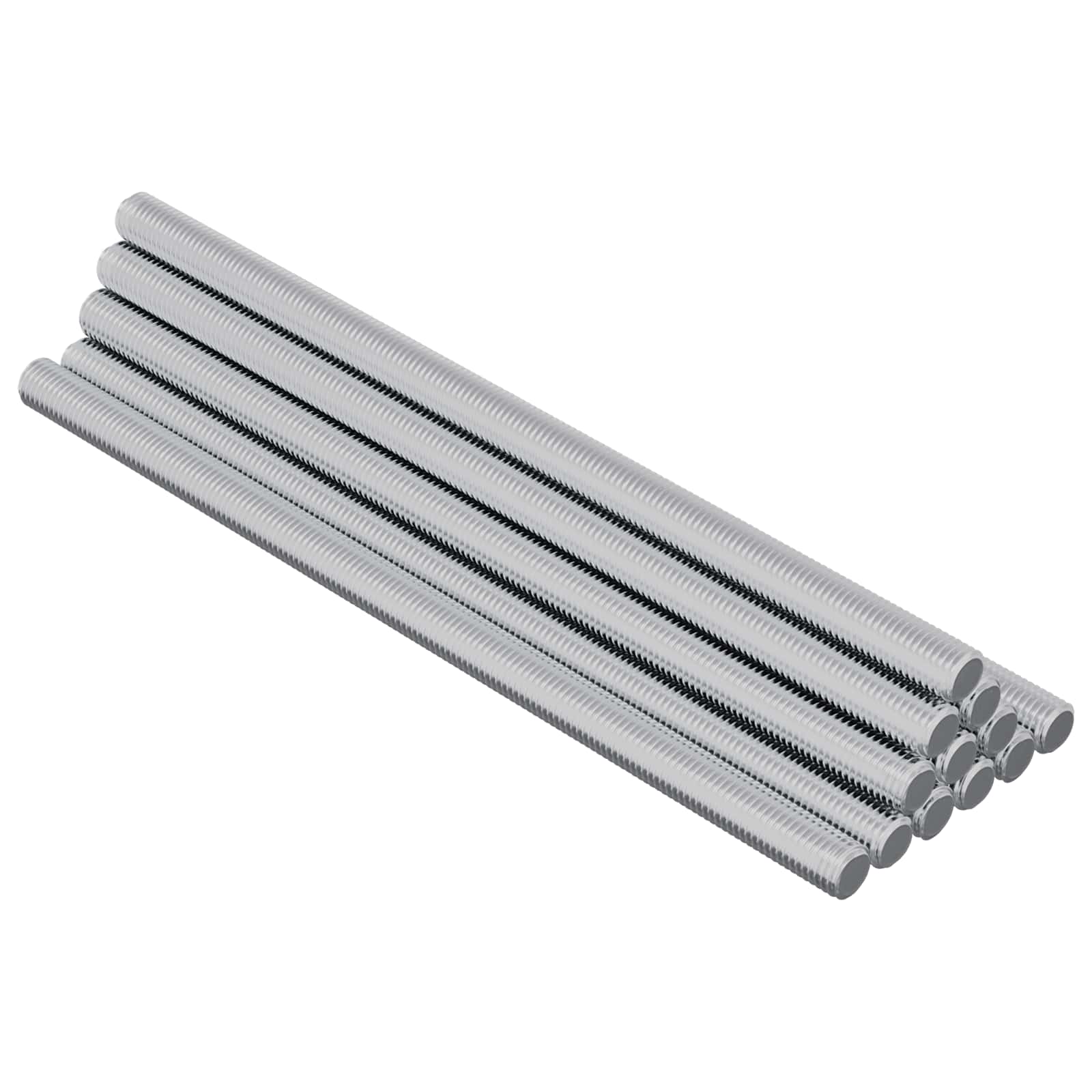 Kierteiset Pultit 12 Pcs Hopea M6 X 120 Mm Metalli