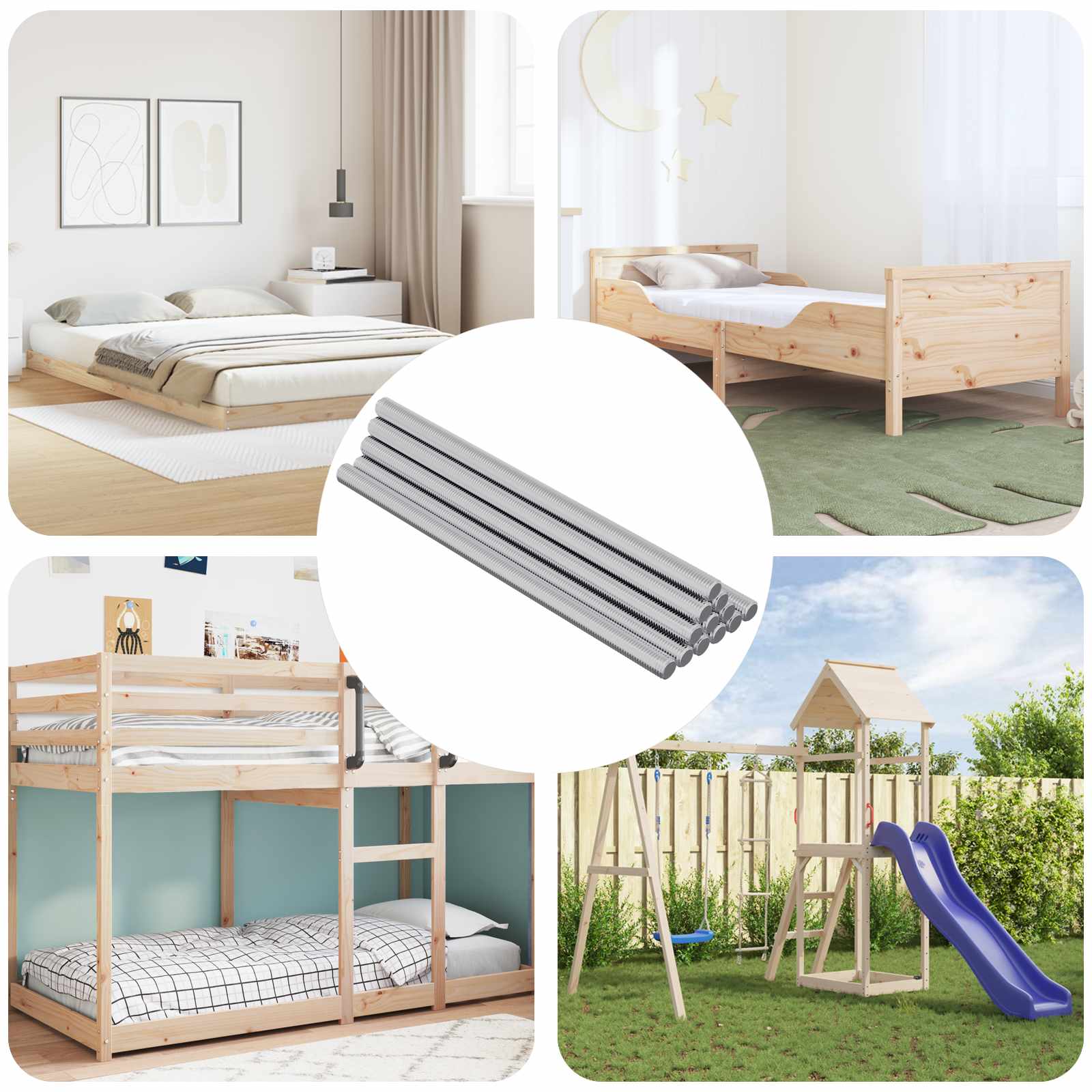 Kierteiset Pultit 900 Pcs Hopea Metalli