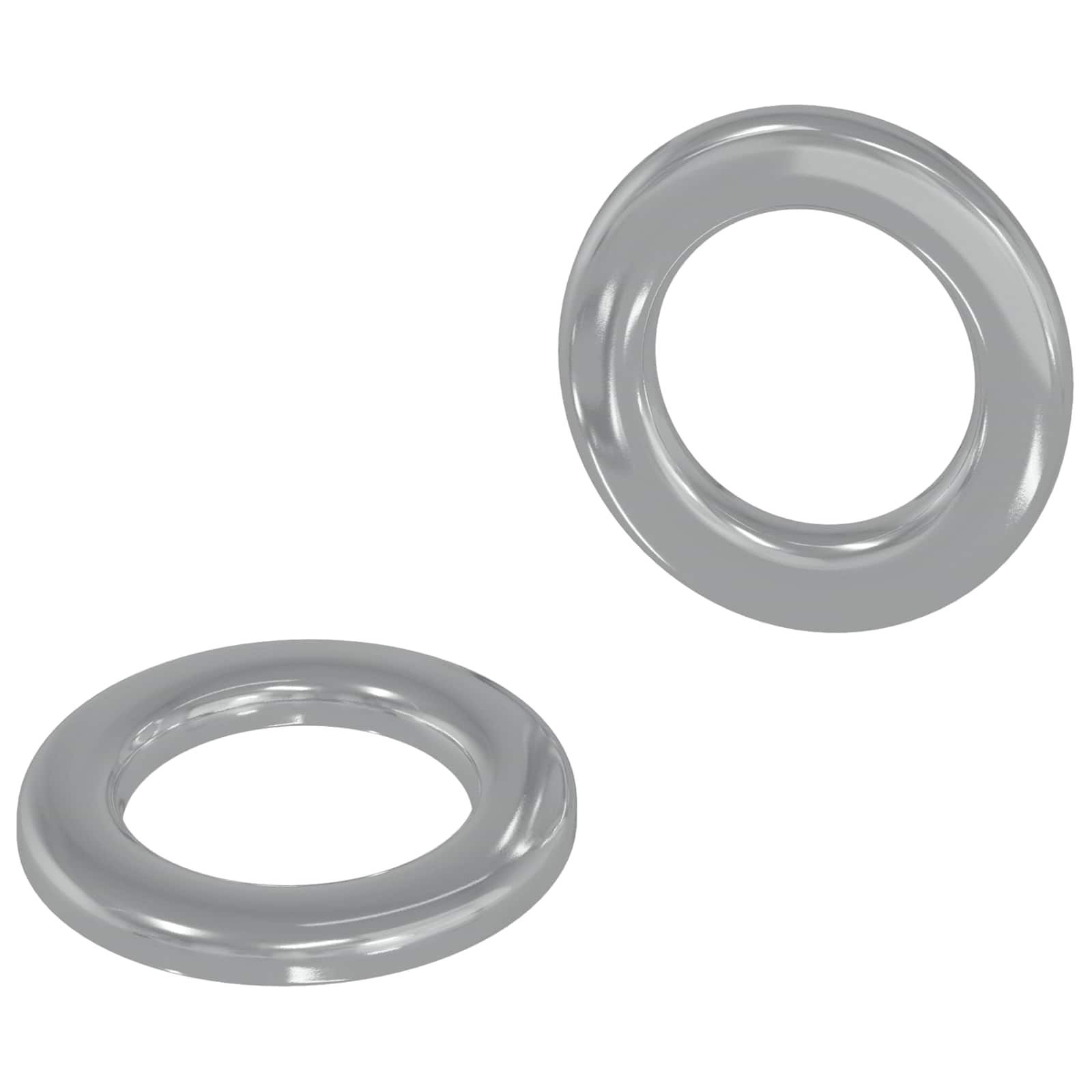 Mutterit 2 Pcs Hopea 10 X 10 X 0,8 Mm Rauta