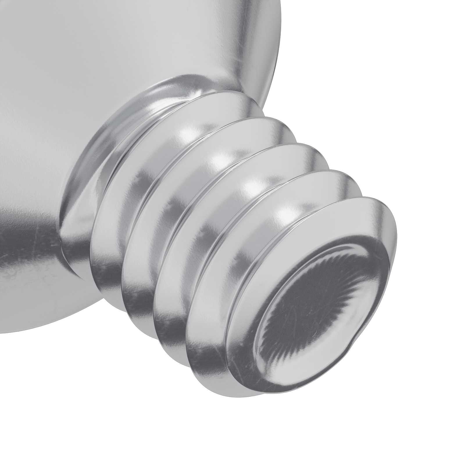 Upotetut Pääruuvit 2 Pcs Hopea M4 X 6 Mm Teräs