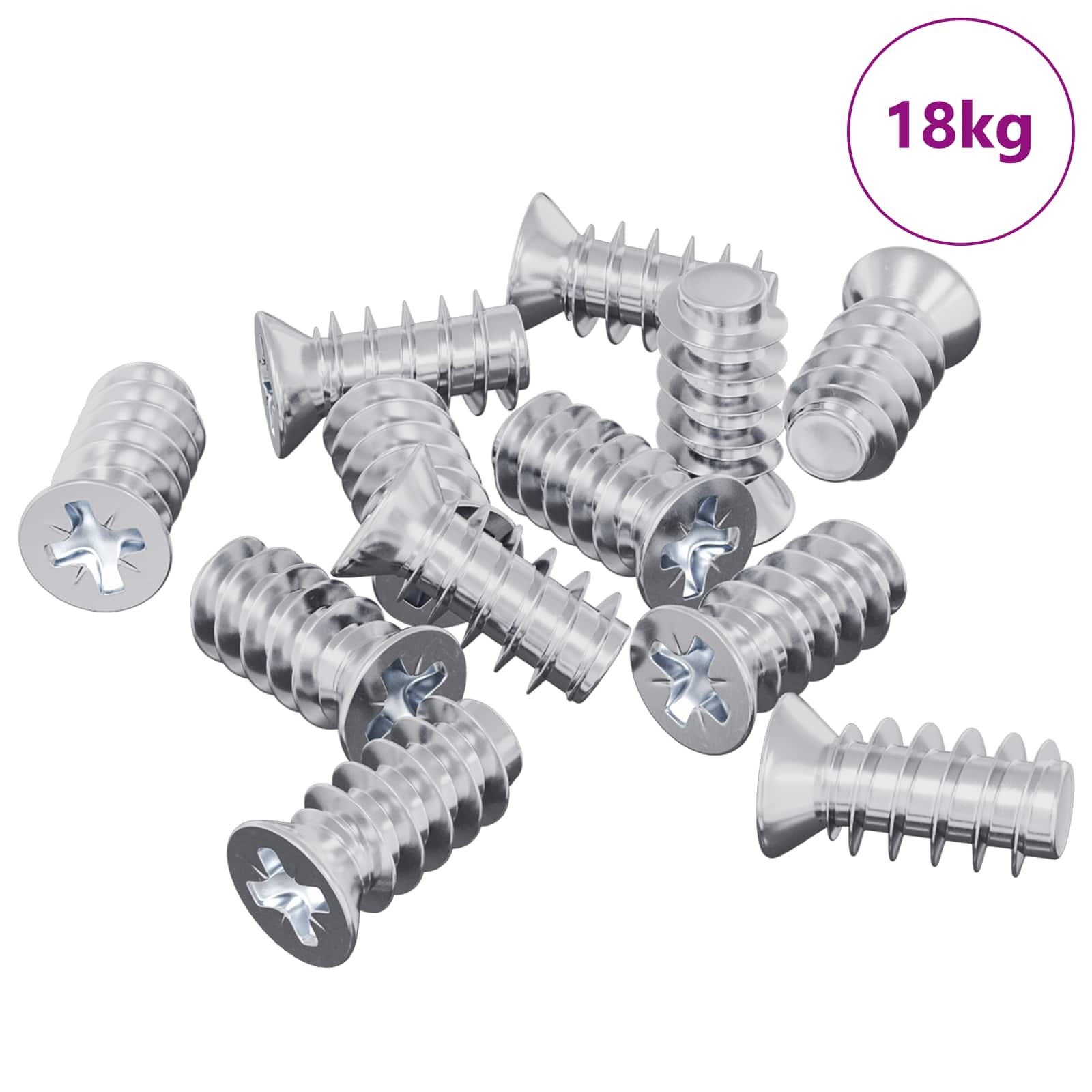 Ruuvi 10909 Pcs Hopea M6 X 12 Mm Rauta
