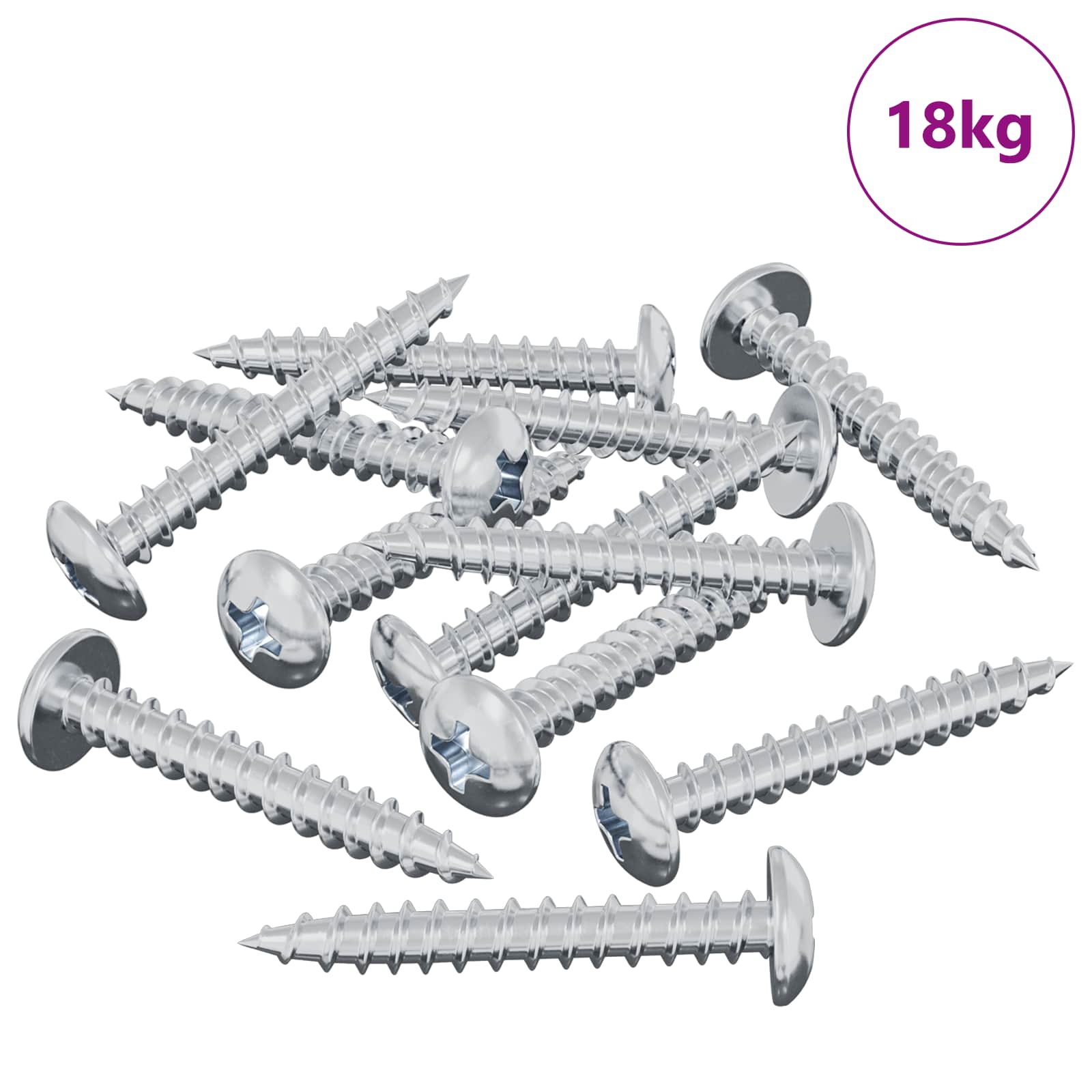Puuruuvi 8182 Pcs Hopea M4 X 28 Mm Rauta