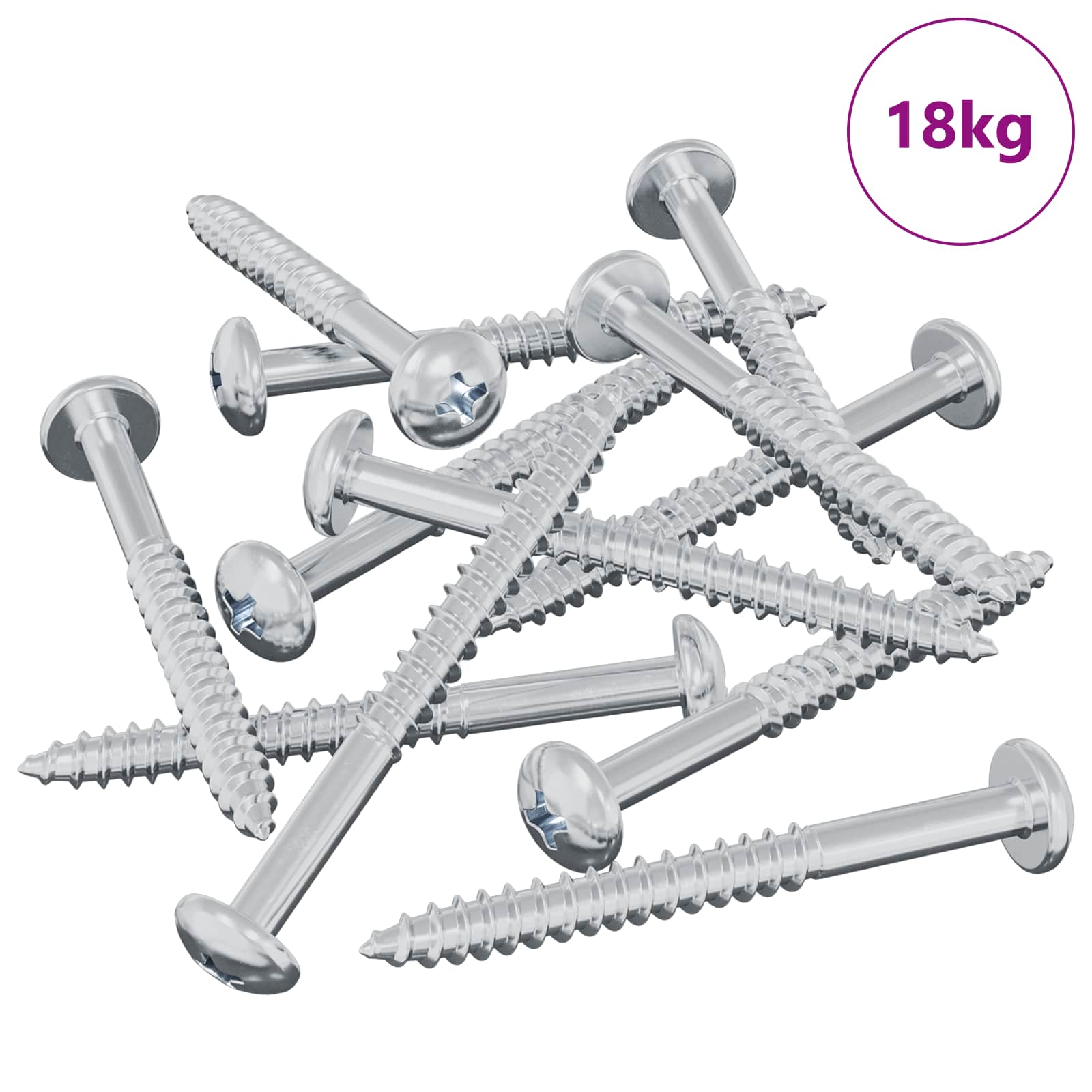 Puuruuvi 3273 Pcs Hopea 9,8 X 53 Mm Teräs