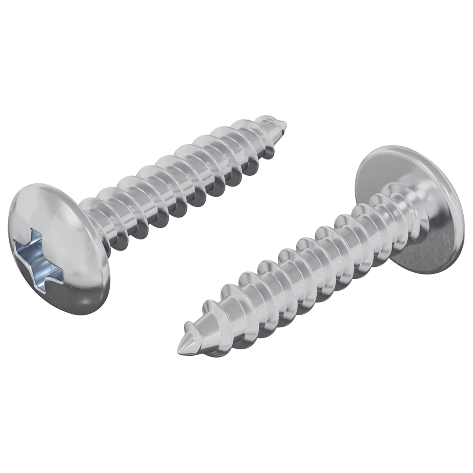 Puuruuvit 2 Pcs Hopea M4 X 20 Mm Teräs