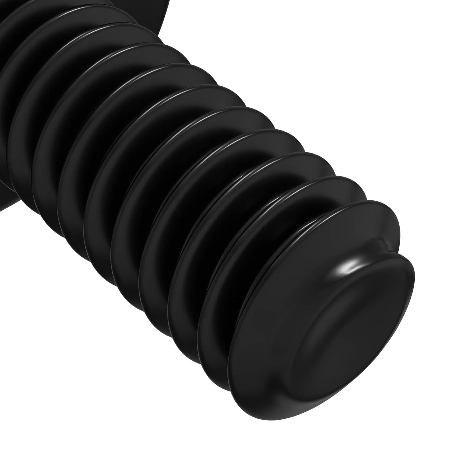 Holkkiruuvit 12 Pcs Musta M4 X 10 Mm Rauta