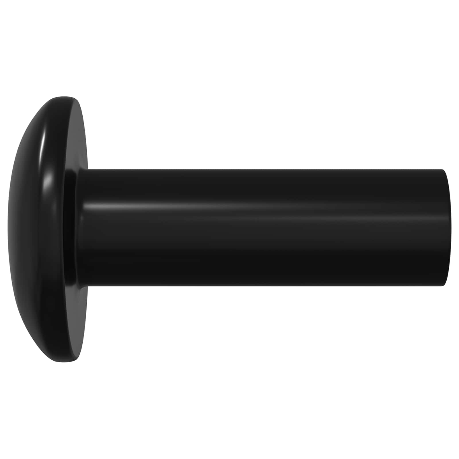 Hihnamutterit 2 Pcs Musta M4 X 14,5 Mm Metalli