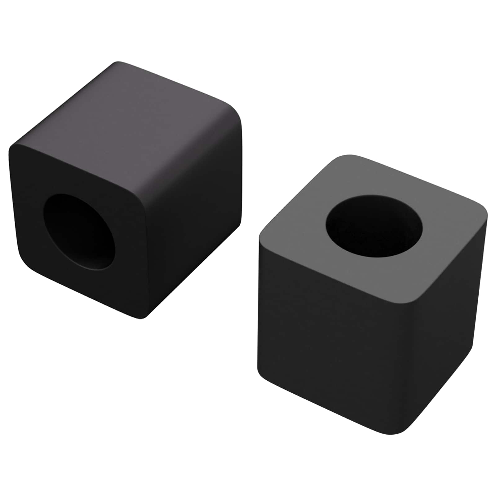 Laatikkoteline 2 Pcs Musta 15 X 15 X 15Mm Pp-Kopolymeeri