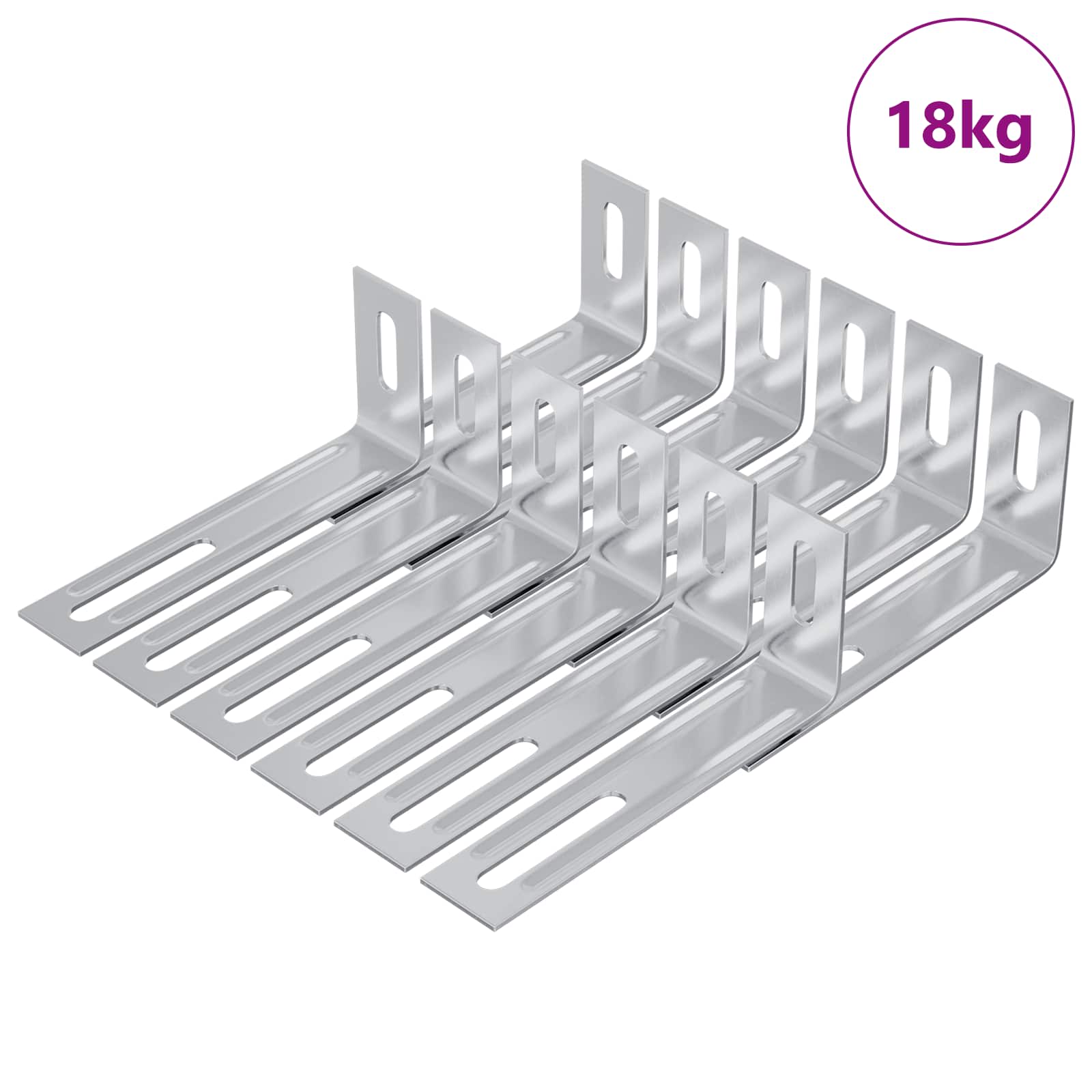 Antikallistuskiinnike Yksivärinen 1268 Pcs Hopea Rauta