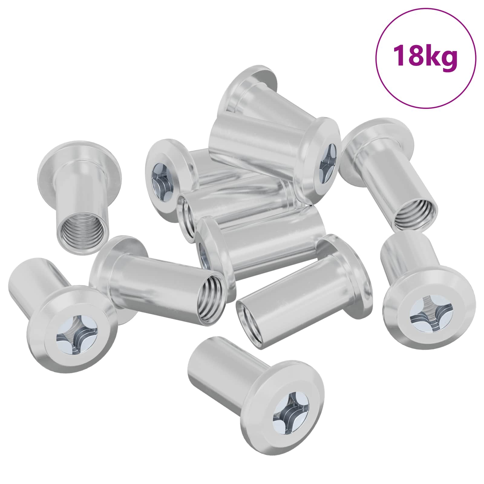 Lukituspultti 3673 Pcs Nikkeli Teräs