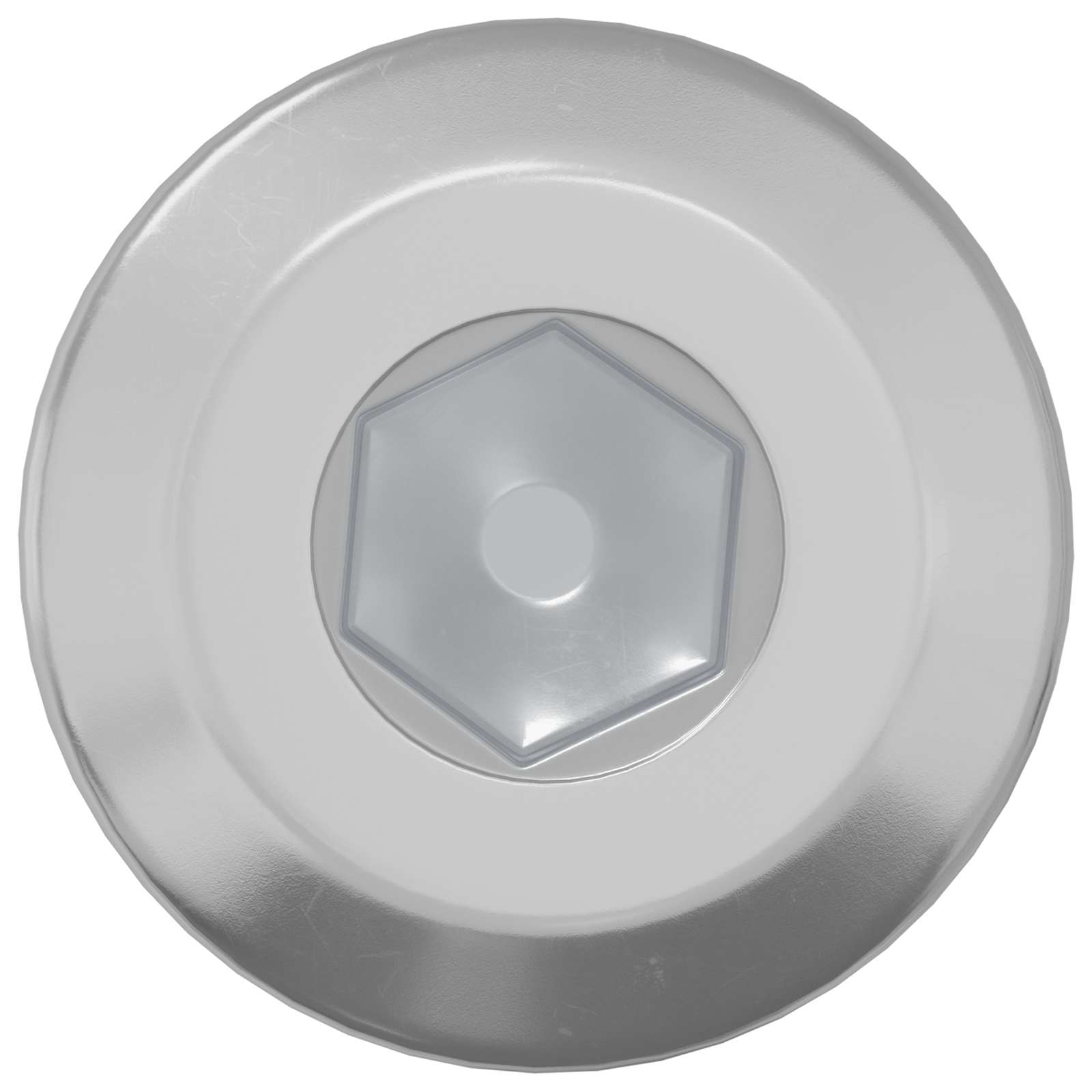 Päätylukitusruuvi 2 Pcs Hopea M6 X 30 Mm Teräs