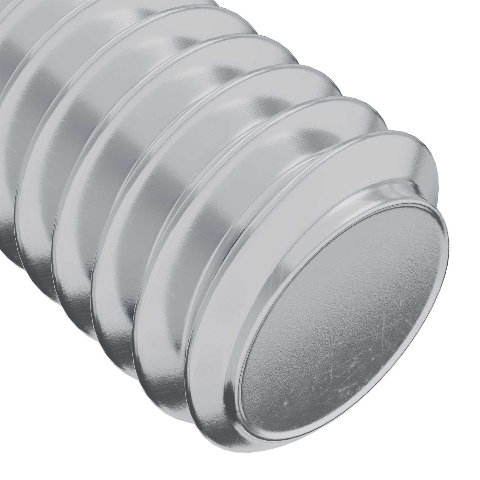 Päätylukitusruuvi 12 Pcs Hopea M6 X 35 Mm Teräs